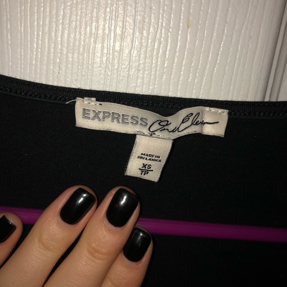 Express tight black shirt - Picture 2 of 2